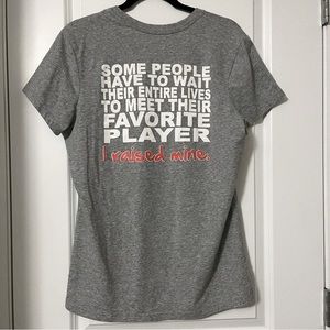 Nike Baseball Mom tshirt! Dri-fit cotton fabric is perfect for game day.